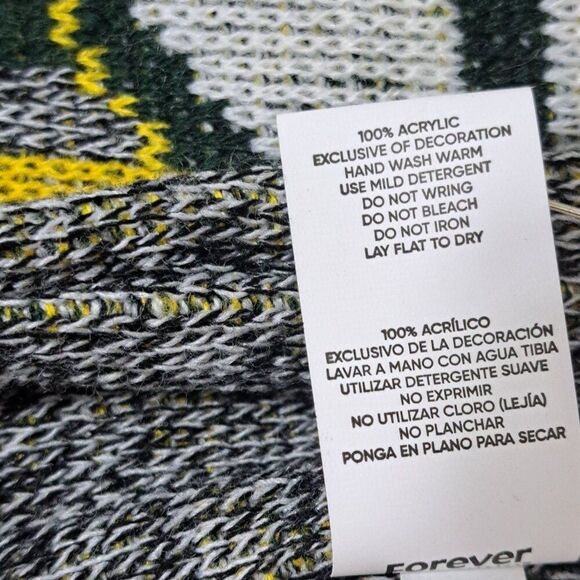 FOCO Green Bay Packers Big Team Logo Unisex Scarf Green Yellow Multi OS - Picture 5 of 8